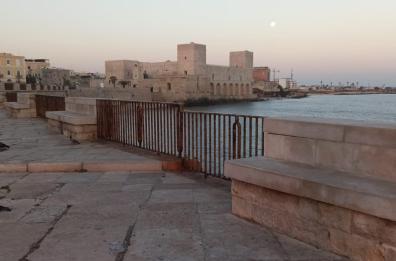 Trani, recupero dell'arredo urbano: lavori sulle ringhiere in piazza Duomo