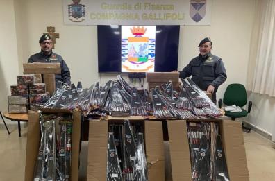 Nardò e Gallipoli, maxi sequestro di botti illegali per un Natale più sicuro
