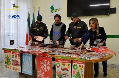 Foggia, sequestrati 21mila giocattoli e prodotti natalizi non regolari