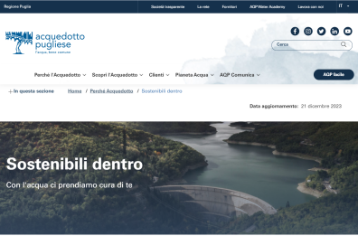 Acquedotto Pugliese, il nuovo portale è più green e veloce