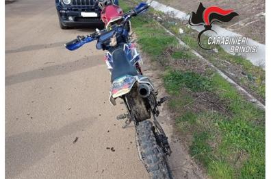 In motocross nell'area protetta di Torre Guaceto: bloccati 2 giovani