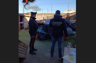 Carovigno,  sequestrato un garage abusivo trasformato in officina meccanica