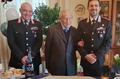 Salento, a Giuggianello le cento candeline di Remo Bolognino, maresciallo dell’Arma Carabinieri 