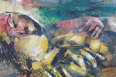 La pittura emotiva di Michele Roccotelli in mostra alla galleria SanGiorgio di Bari