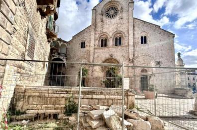Per la Cattedrale di Bitonto lavori infiniti sul sagrato