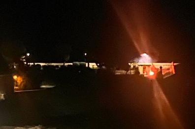 Trani, a fuoco il gabbiotto della villa comunale