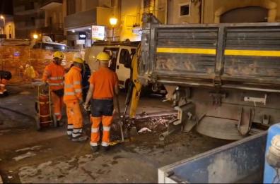 Fuga di gas in via Ferrucci ad Andria: strada chiusa al traffico
