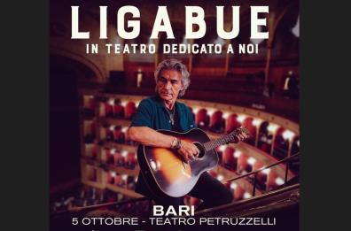 Ligabue torna nei teatri: il nuovo tour parte dal Petruzzelli di Bari