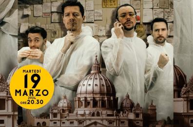«Attacco al Vaticano», a Bari in scena i Cattivi Amici con lo scopo di «rapire il Papa»