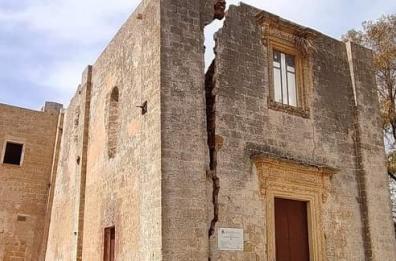 Salignano, crolla la storica chiesa di San Giuseppe: pochi giorni fa c'era stata la festa
