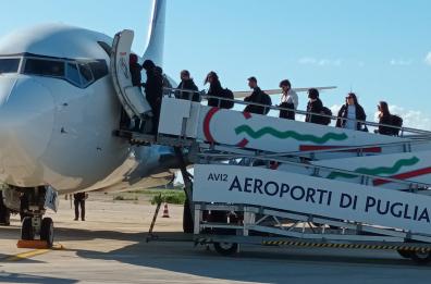 Ecco il primo volo Foggia-Bergamo con Lumiwings