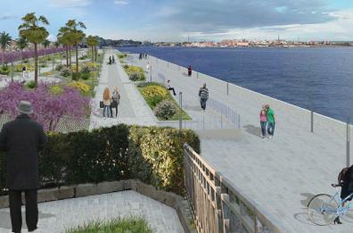 Taranto, pronto il nuovo waterfront sul bacino del Mar Piccolo