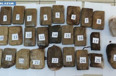 Sequestrati 17 kg di eroina nelle campagne tra Manduria e Brindisi
