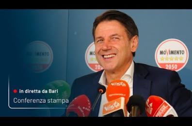 Conte, leader M5s a Bari: «Non siamo più in maggioranza, rimettiamo tutte le deleghe in Regione Puglia» 