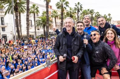 Bari, tutto pronto per la Deejay Ten: ci sarà anche Linus a dare il via