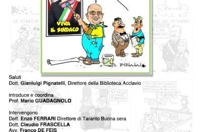 Taranto, «Lo sberleffo al potere»: l'incontro sulla satira con Pillinini 