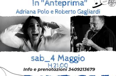 Lecce, al Crocevia Adriana Polo in concerto con il sassofonista Roberto Gagliardi