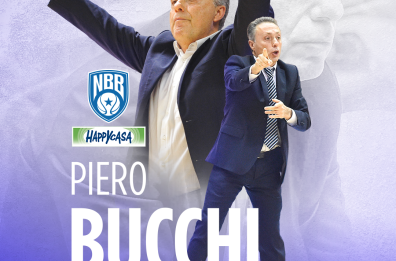 Happy casa Brindisi, Piero Bucchi è il nuovo allenatore biancoazzurro