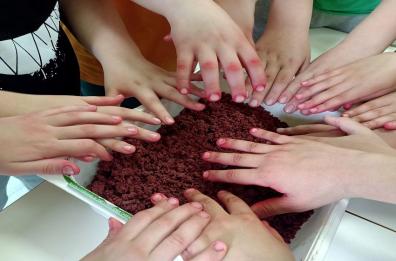 Carta Canta, RIFIORIAMO: cuori di germogli con la classe VE della scuola Carano-Mazzini di Gioia del Colle