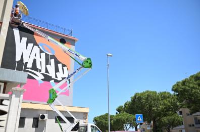 SanPart, un murale dedicato al rapper barese Walino è il regalo al quartiere San Paolo 