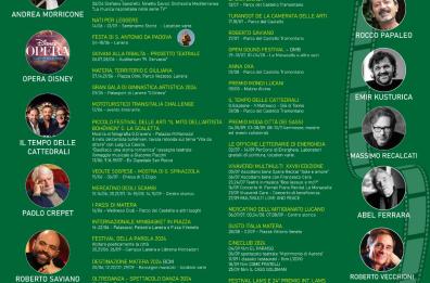 L'Estate materana tra musica, teatro, arte e moda