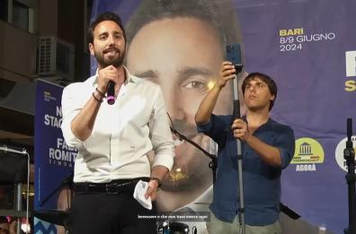 Bari, l'ultima stoccata di Romito: «Sono orgoglioso di essere un candidato sindaco di strada»