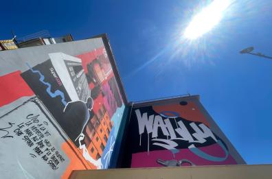 SanPArt, inaugurato il murale dedicato al rapper barese Walino 