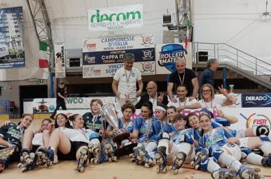 Matera sul tetto d’Italia: è ancora scudetto dell’hockey femminile su pista e triplete bis
