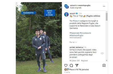 La Puglia a supporto degli azzurri: meglio i panzerotti o riso patate e cozze?