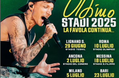 Bari, nel 2025 Ultimo di nuovo in concerto allo stadio San Nicola: tutte le date