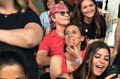 Bari, al concerto di Vasco c'è anche Ronn Moss, l'indimenticato Ridge di Beautiful