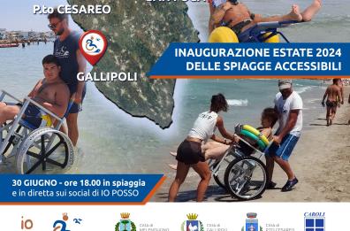 Riapre il lido del Salento dedicato ai bagnanti con disabilità