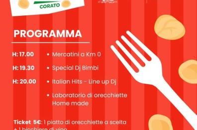 Corato si anima con la prima sagra delle orecchiette
