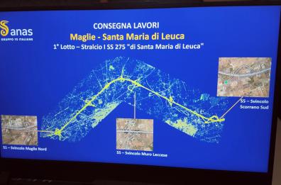 Consegna lotto SS 275 Maglie-Leuca, Emiliano: «Non avere l'autostrada Bari-Lecce è una pazzia»