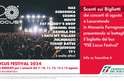 Locus Festival, ai concerti di Locorotondo si va in treno