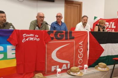 Brigate del lavoro della Flai contro il caporalato nel Foggiano