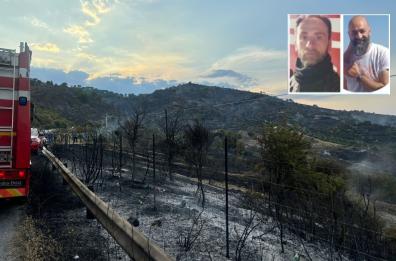 Tragedia a Nova Siri: due vigili del fuoco morti mentre spegnevano un incendio FOTO