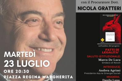 «Il Grifone» di Nicola Gratteri sbarca a Novoli 