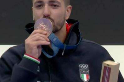 Dopo il bronzo a Parigi, Paolo Monna torna a Carovigno: ed è subito festa