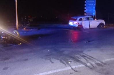 Incidente tra moto e auto sulla Statale 100: in rianimazione una donna