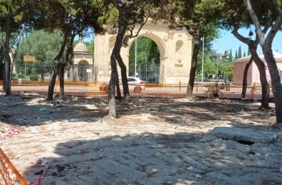 Cantiere chiuso da due mesi in piazza Sant&rsquo;Eligio a Foggia