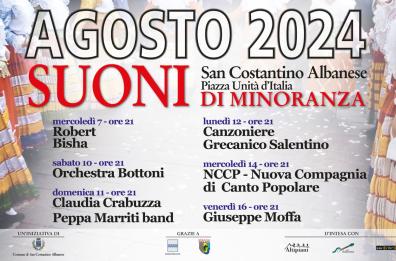 A S. Costantino Albanese il primo festival sulle musiche delle minoranze linguistiche in Italia