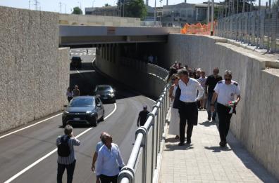 Barletta non sarà più «tagliata a metà», aperto il sottopasso di via Vittorio Veneto