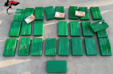 Viaggiavano con 25 chili di cocaina a bordo di due auto: tre arresti a Lesina