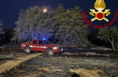 Leverano, incendio in campagna: trovato morto in un casolare un 79enne