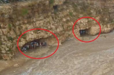 Violento nubifragio a Polignano: turisti bloccati dalla tempesta a Lama Monachile