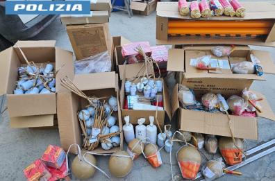 Fragagnano, fuochi d'artificio per la festa patronale non in sicurezza: bloccato lo show, una denuncia