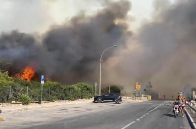 Marina di Pulsano, per l'incendio a Lido Silvana il 67enne resta in cella