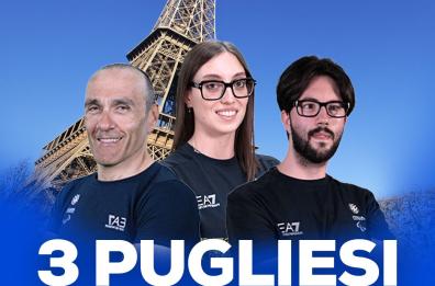 Parigi, tutto pronto per le Paralimpiadi, gli auguri di Emiliano ai tre atleti pugliesi