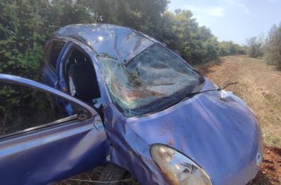 Auto finisce fuori strada  tra Presicce e Alessano, un ragazzo in codice rosso